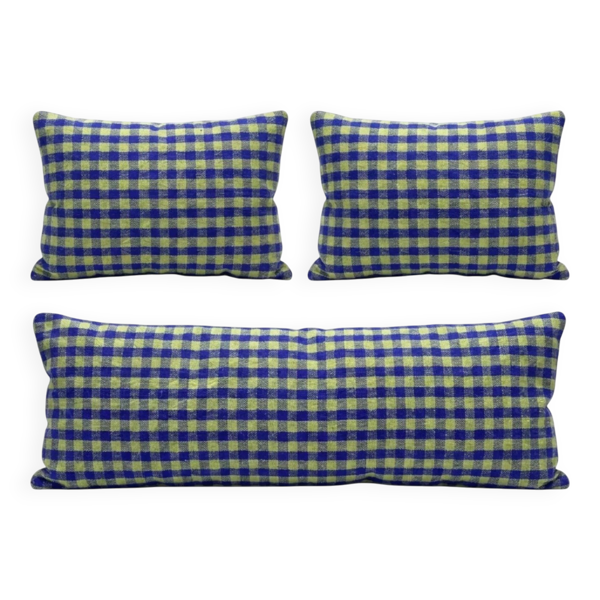 Set of 3 vintage kilim cushion covers 41x119 cm