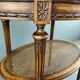 Side Table, Louis XVI Style Pedestal Table, Late 19th Century