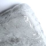 Vintage Brutalist Glass Ceiling Light