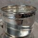 Vintage silver-plated cup and saucer