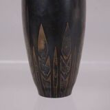 Art Deco brassware vase