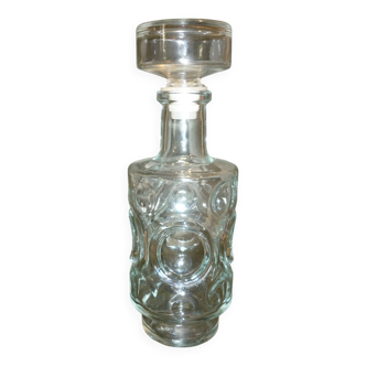 Bubble carafe with its stopper