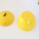 Ice cube tray, vintage yellow apple
