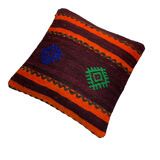 Vintage turkish Kilim cushion cover 40x40cm