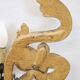 Applique en bois doré