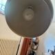 Arco floor lamp – 1960s/70s – Marble and black lacquered metal