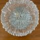 Plafonnier / applique en verre moulé Vontage année 70