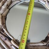 Très joli miroir en bois flotté.