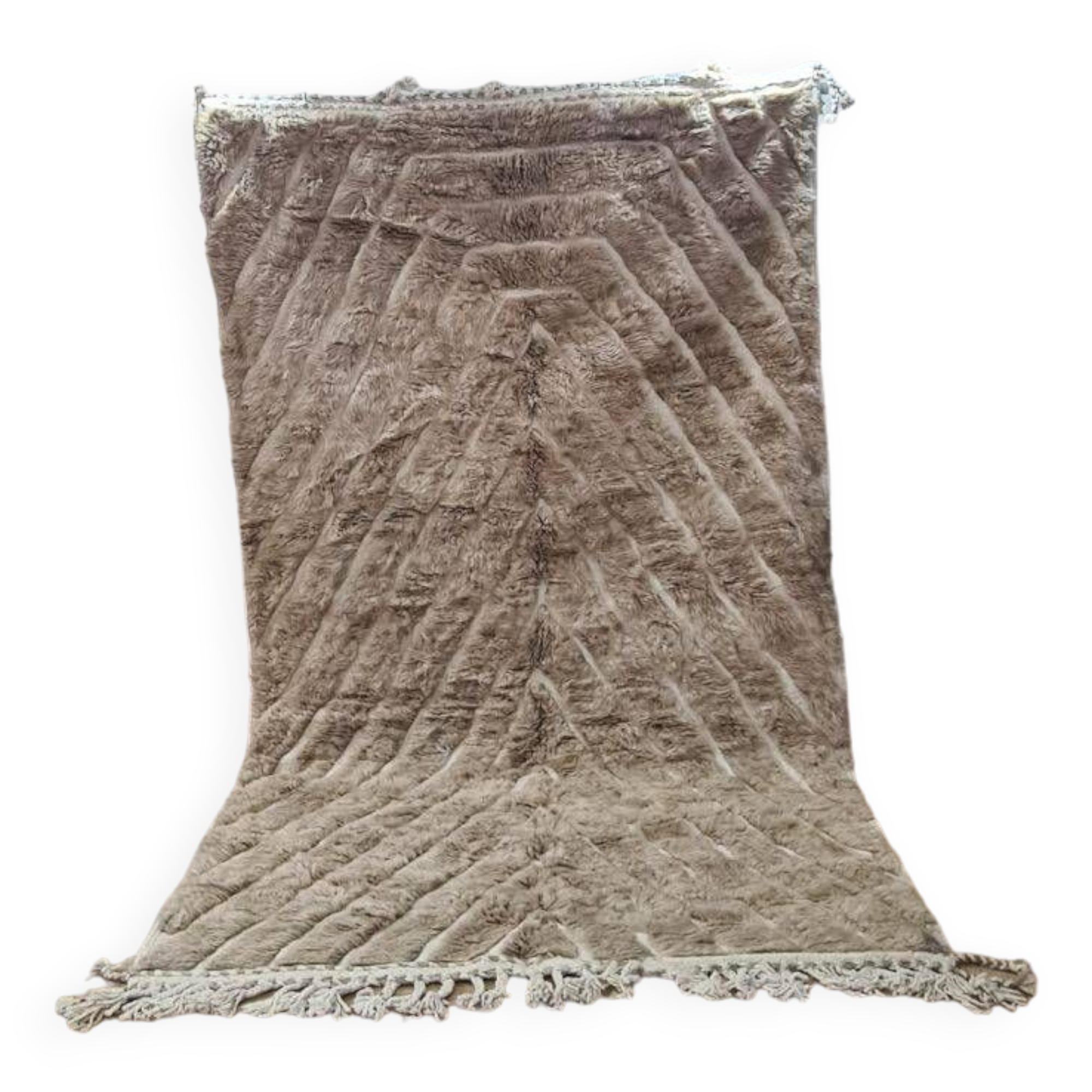 Handmade wool Berber rug 250x150 cm