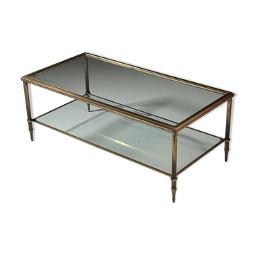 Table basse en verre des années 50