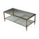 Mid-century glass coffee table