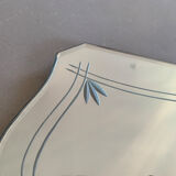 Bevelled and chiseled Venetian mirror  - 54x35cm