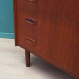 Commode en teck, design danois, années 1970, fabriquée au Danemark