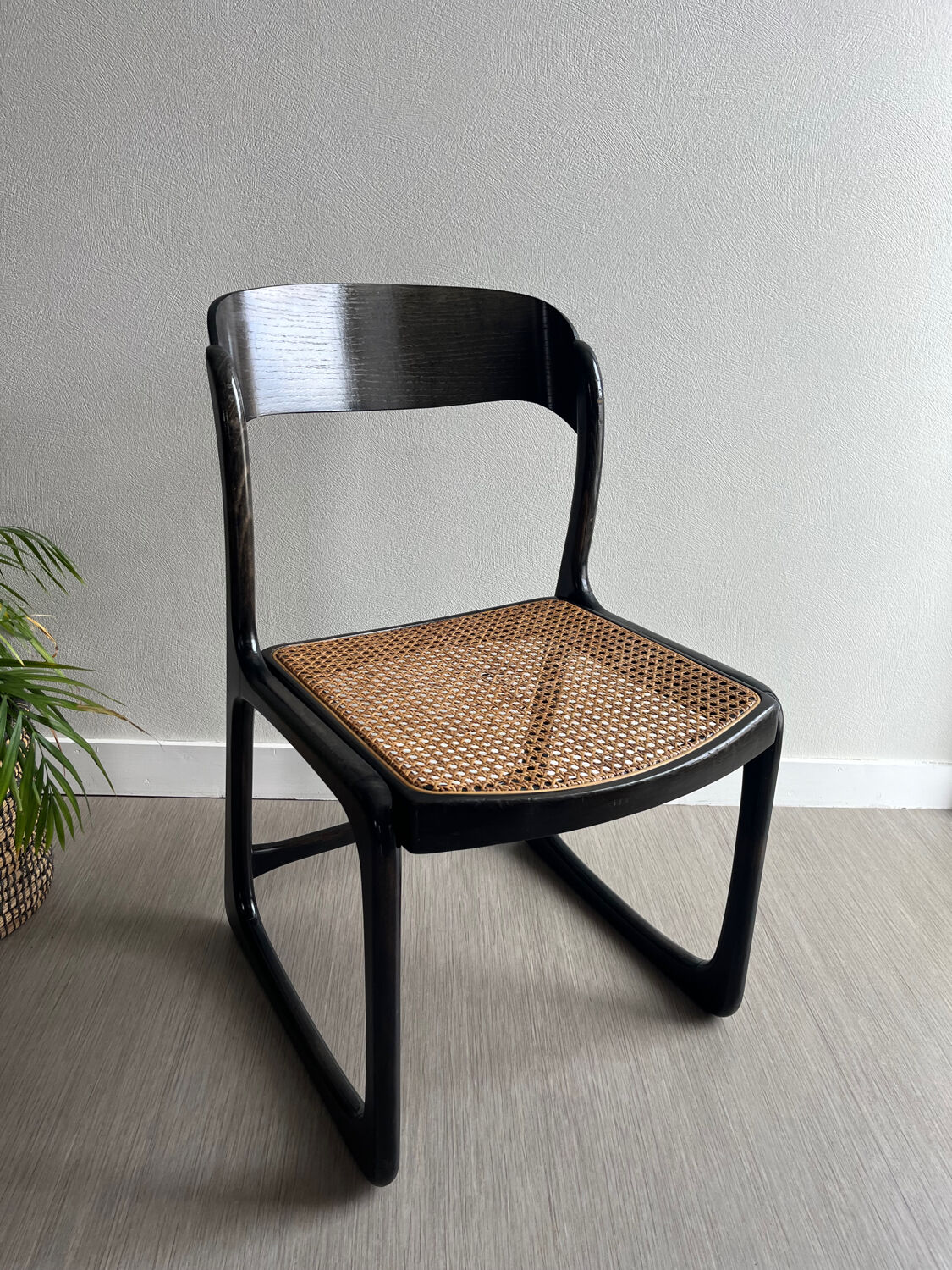 Chaise traîneau Baumann vintage