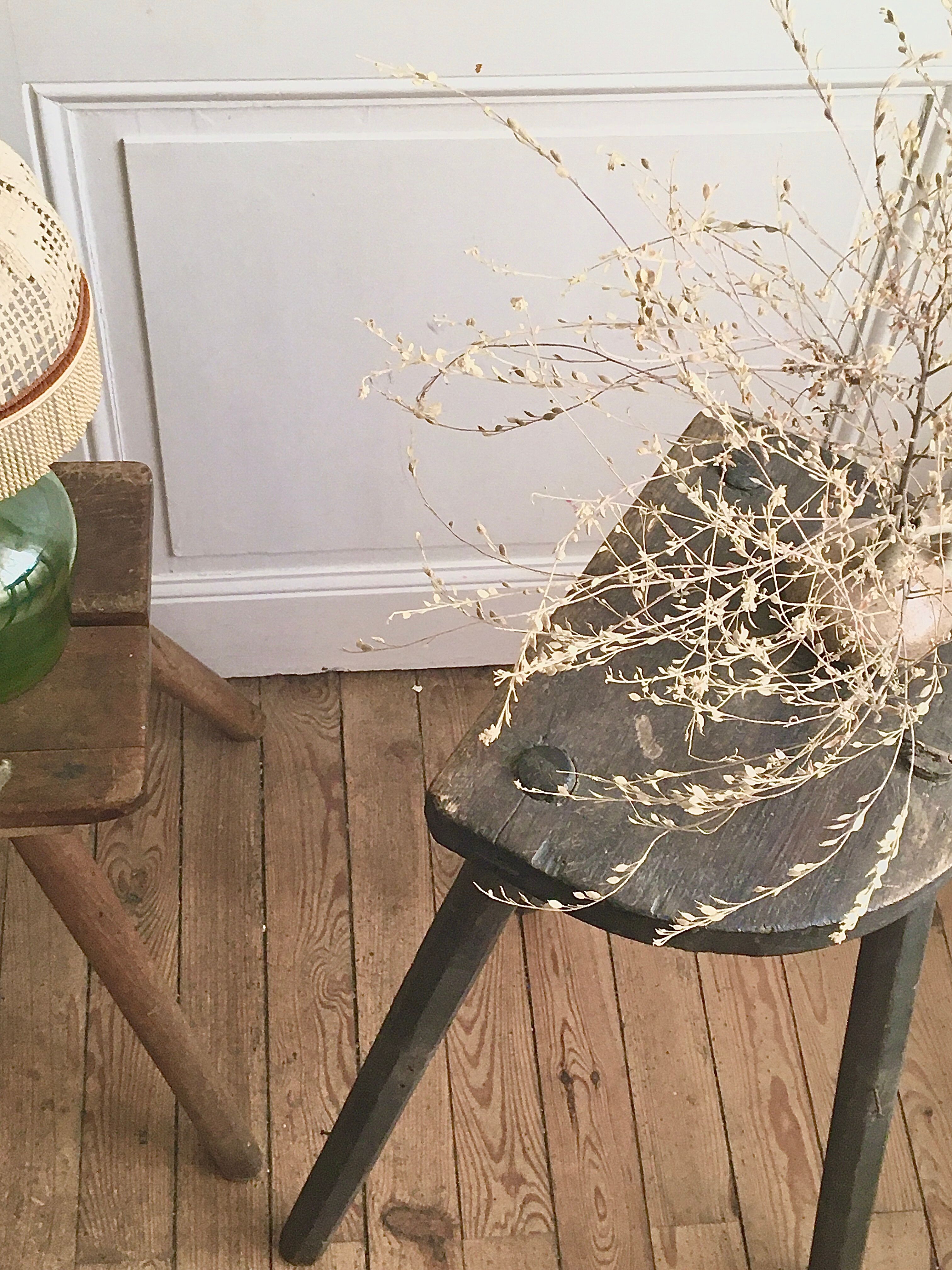 Brutalist tripod stool