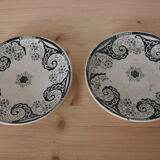 Pair of iron earth cups
