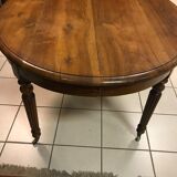 Table Louis Philippe old walnut oval