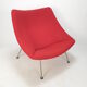 Fauteuil Oyster et ottoman par Pierre Paulin pour Artifort, années 1960