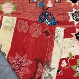 Moroccan carpet boujad orange - 173 x 350 cm
