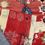 Tapis Marocain boujad orange - 173 x 350 cm