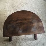 Cowhide tabouret
