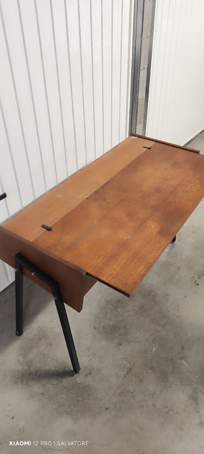 Vintage console / side table – Old knitting machine furniture