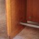 Vintage desk, children's wooden desk in art deco style, desk with drawers