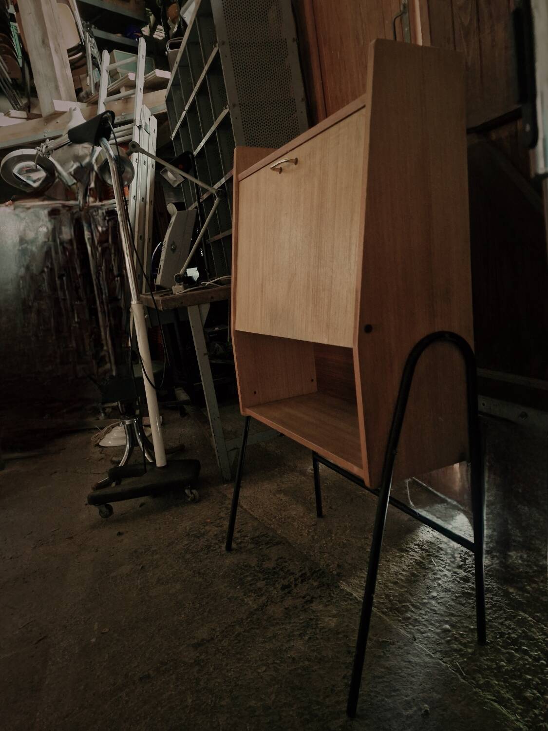 Bureau Secrétaire dans le goût Guariche, Hitier 1950, 60