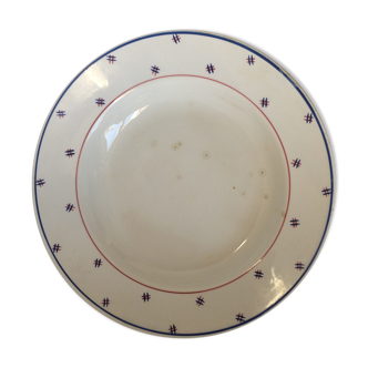 Bohemian-minded plate Faiencerie KG LUNEVILLE