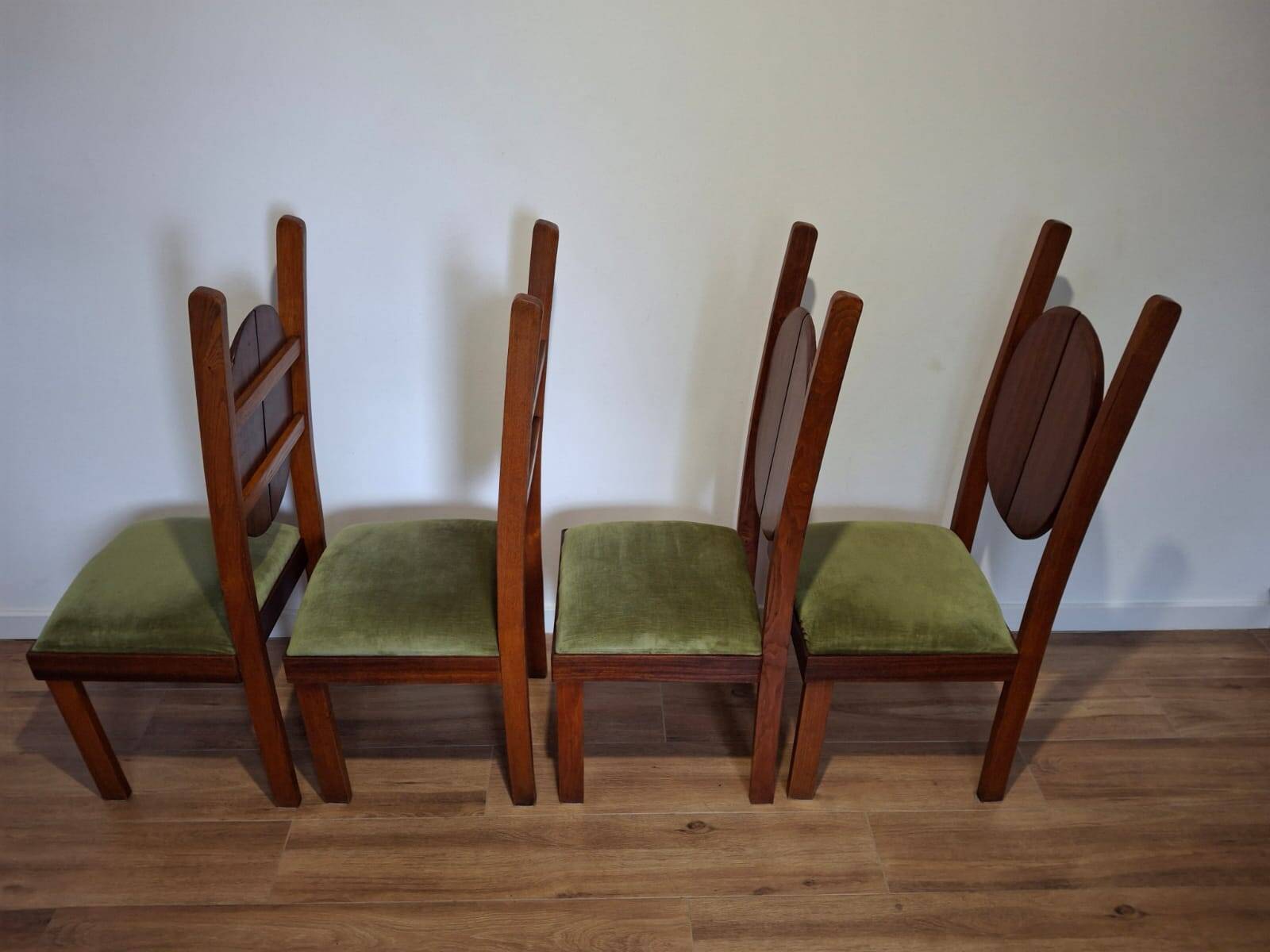 Set of four 1950s Chairs, Poland