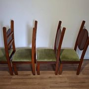 Set of four 1950s Chairs, Poland