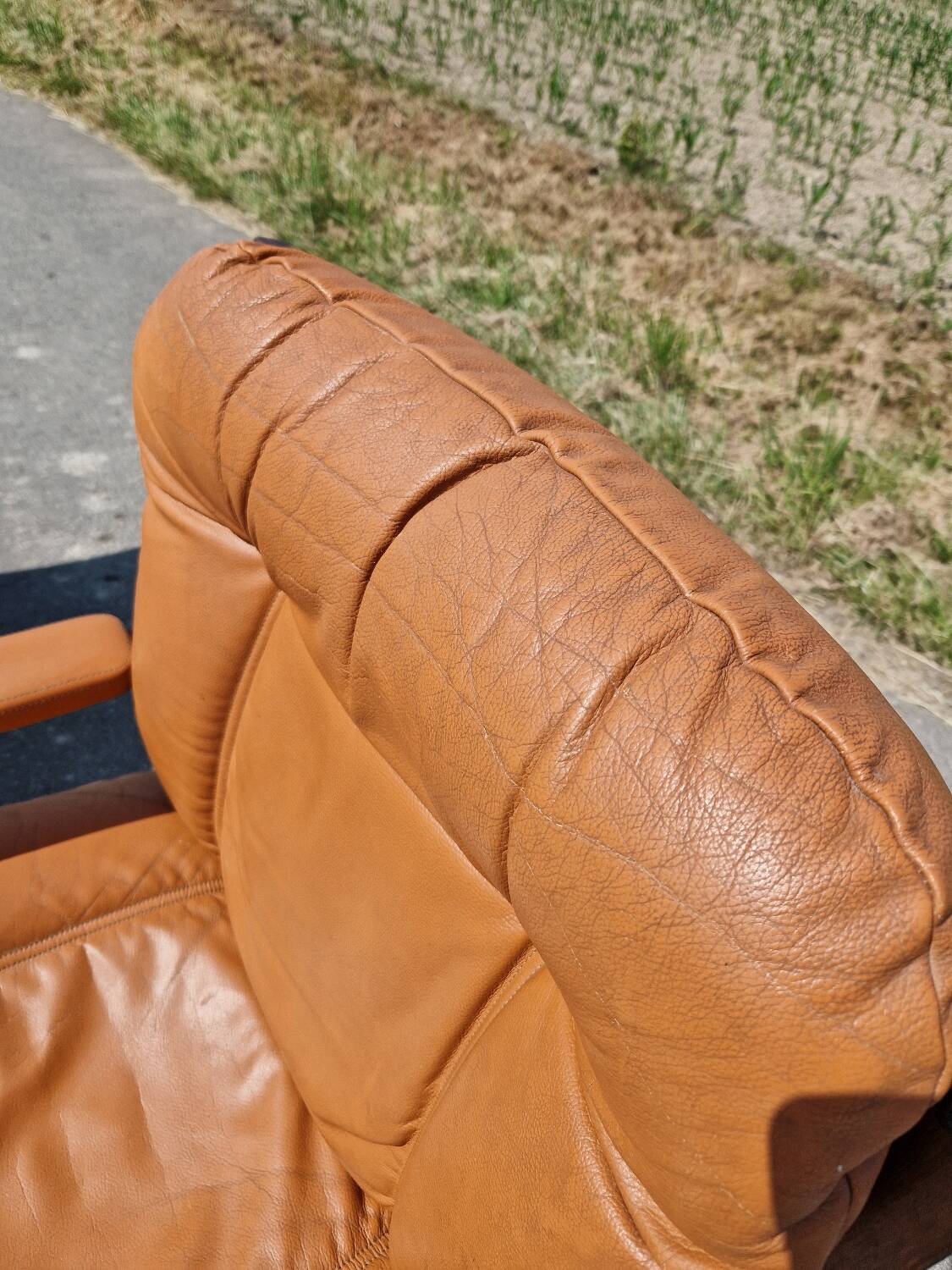 Set of 2 vintage Scandinavian armchairs co.fe.mo Italy 1970