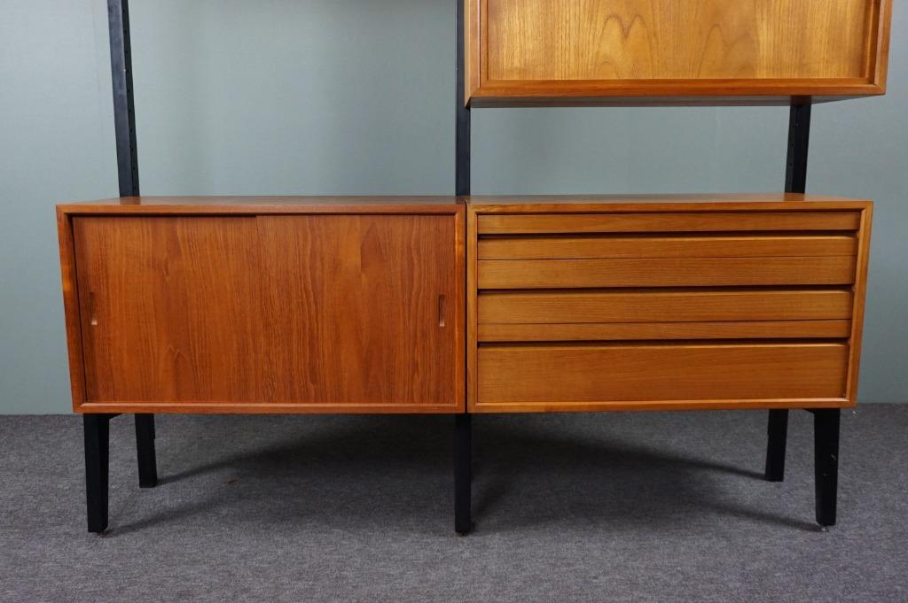 Royal System freestanding wall unit by Poul Cadovius