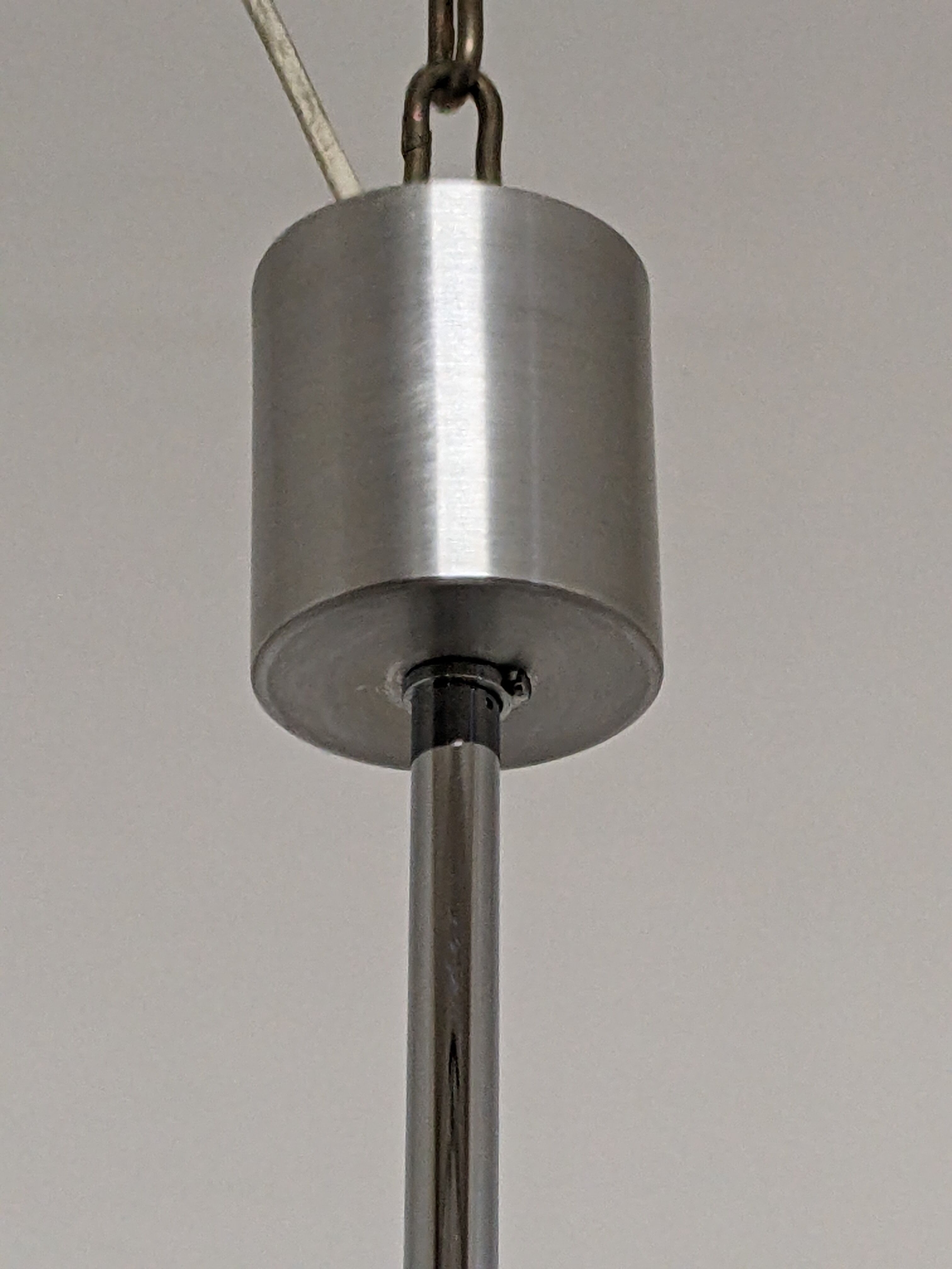 4-light space age chandelier from the 60s/70s