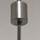 4-light space age chandelier from the 60s/70s