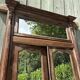 Old double-leaf door - mirror