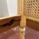 Louis XVI cane and wood bed