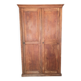 Parisian wardrobe in raw wood