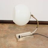 1940s Art Deco lamp | nickel-plated brass + glass | E27 | vintage