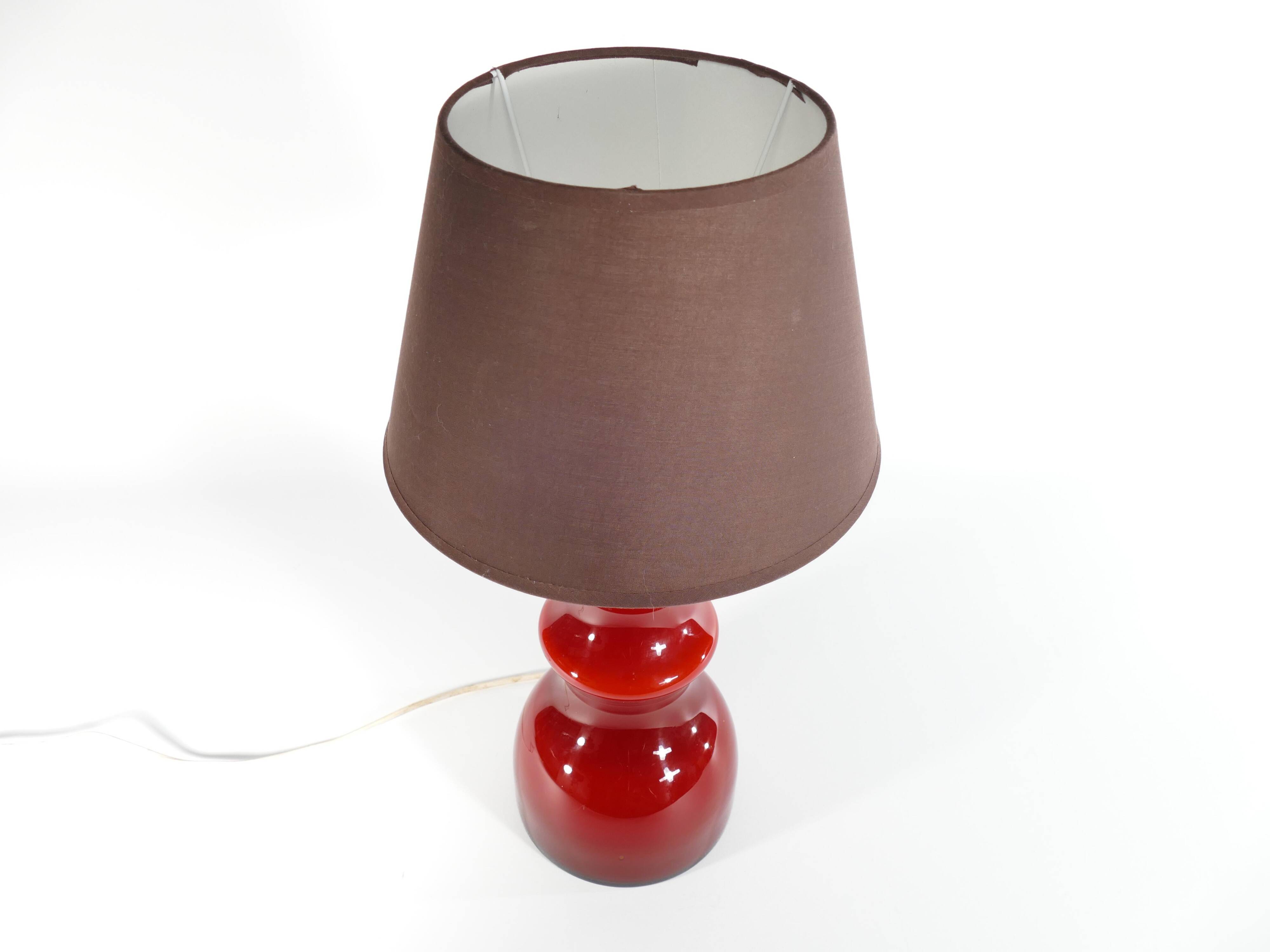 Scandinavian Modern Oxblood Red Table Lamp  by Gert Nyström for Hyllinge