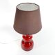 Scandinavian Modern Oxblood Red Table Lamp  by Gert Nyström for Hyllinge