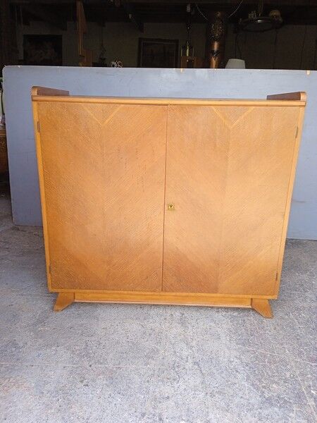Low sideboard 2 doors vintage period 1950s