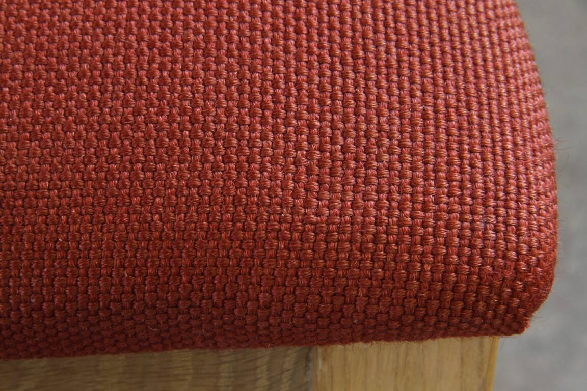 Vintage 1960s Danish Brutalist Ladderback Light Oak Chairs style of Kjærnulf