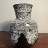 Fat lava style ceramic vase stamped accolay