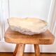 Large ashtray dish made of marbled alabaster.