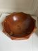 Bevelled wood fruit cup