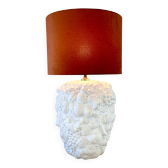 Lampe "fruitée" en céramique, Italie vers 1970