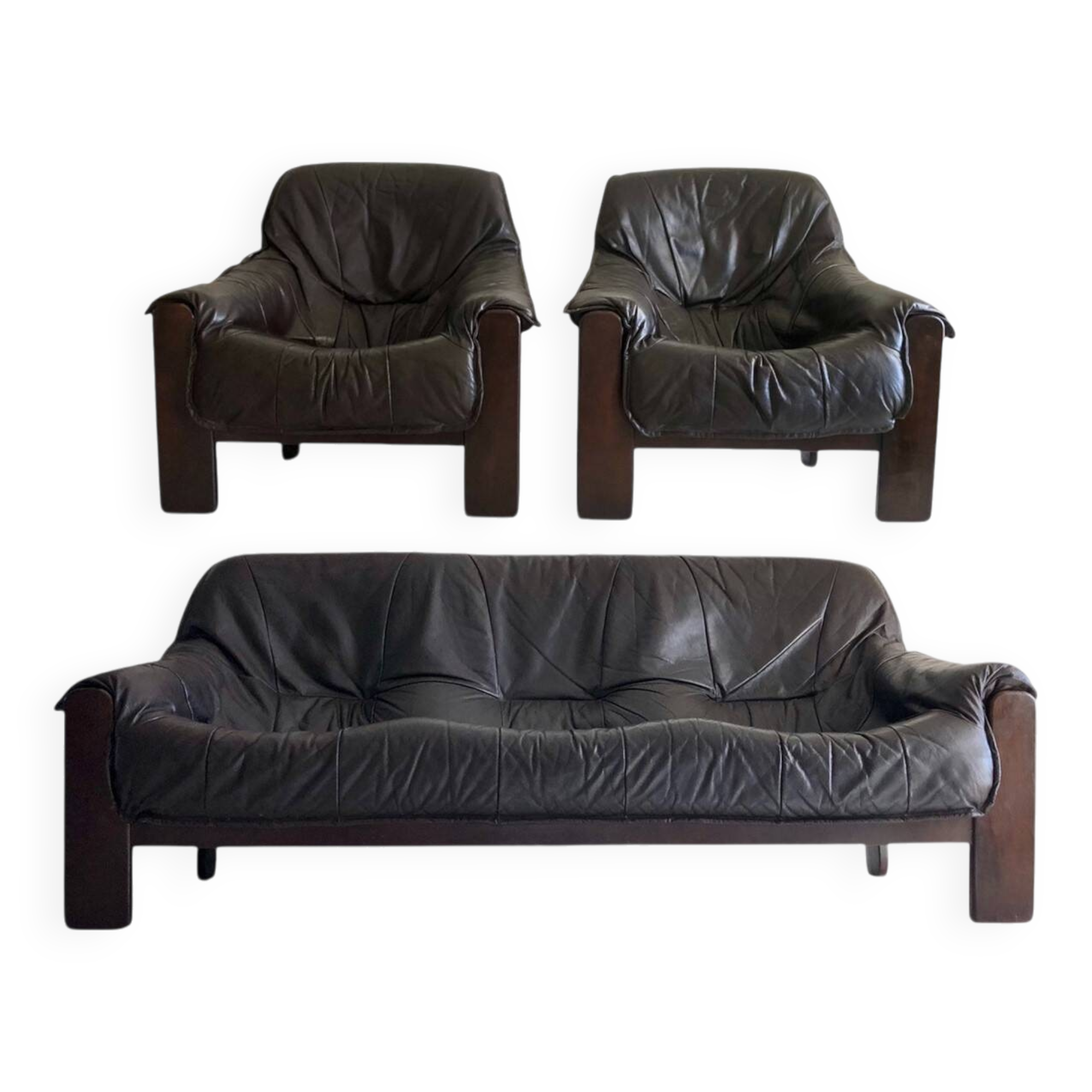 Canapé et fauteuils 1960-70