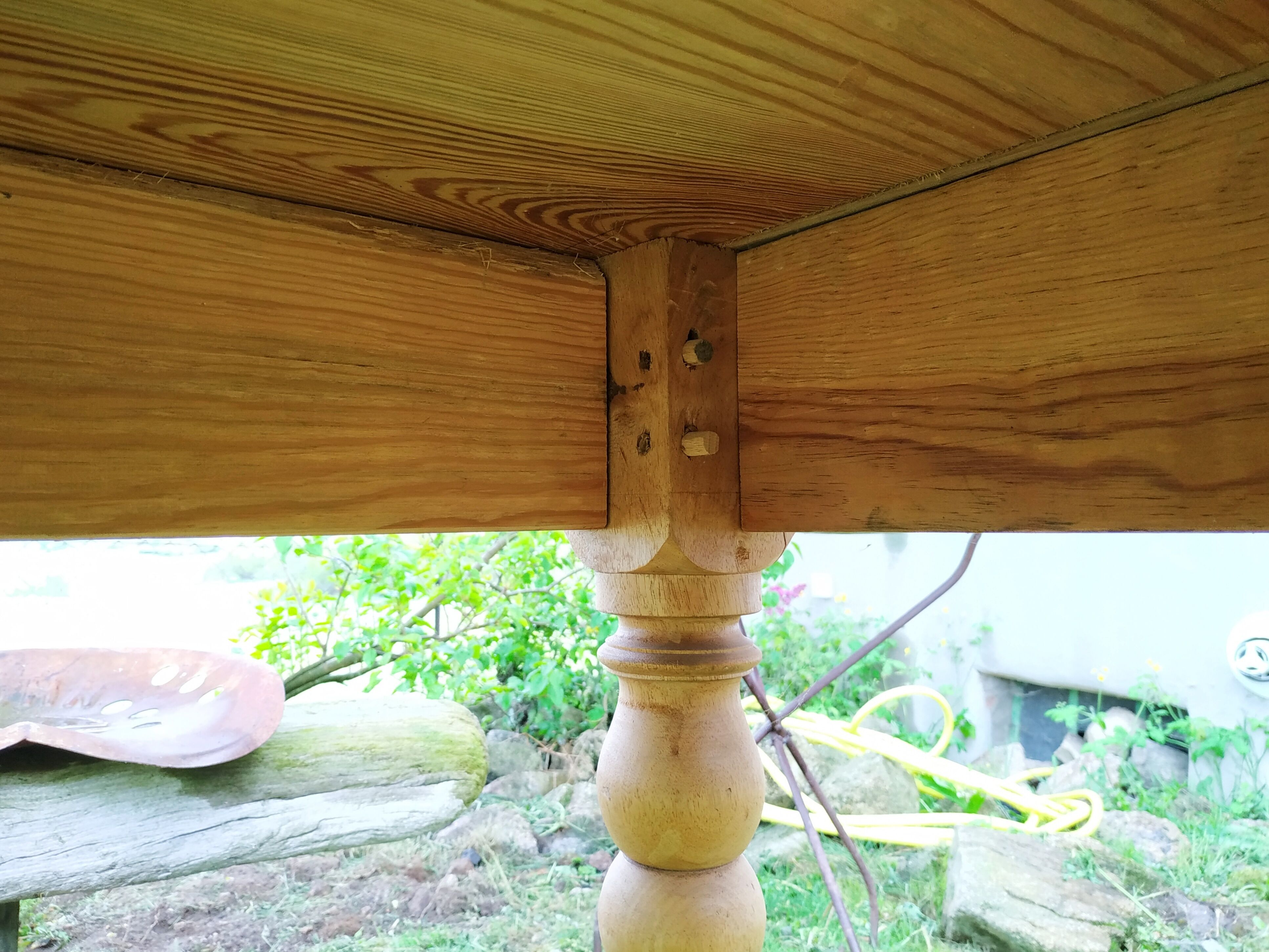 Antique farmhouse table, 3m20