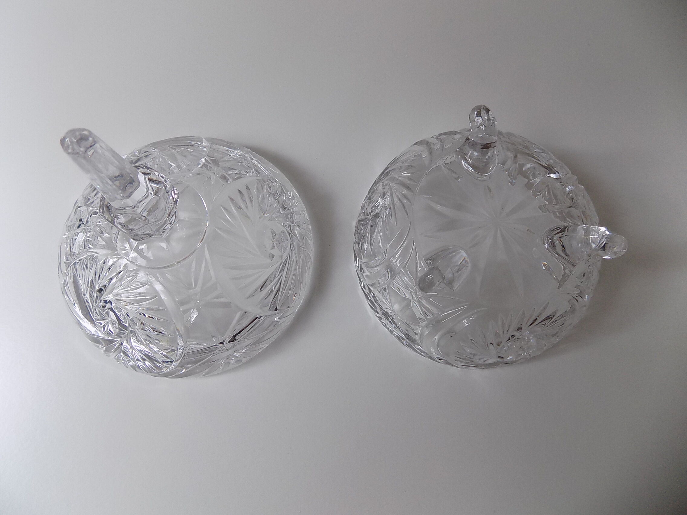 Candy box with crystal lid